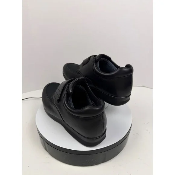 DREW Orthopedic Black Stretch Adjustable Strap Walking Shoes Women's 10 WW